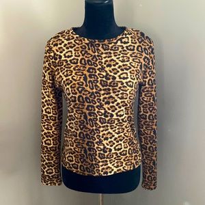 Leopard print top